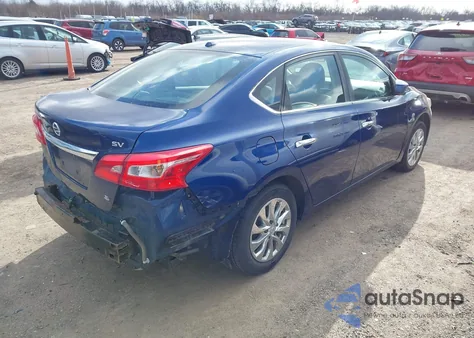 2018 Nissan Sentra Sv из США, поврежденный, VIN 3N1AB7APXJY284296